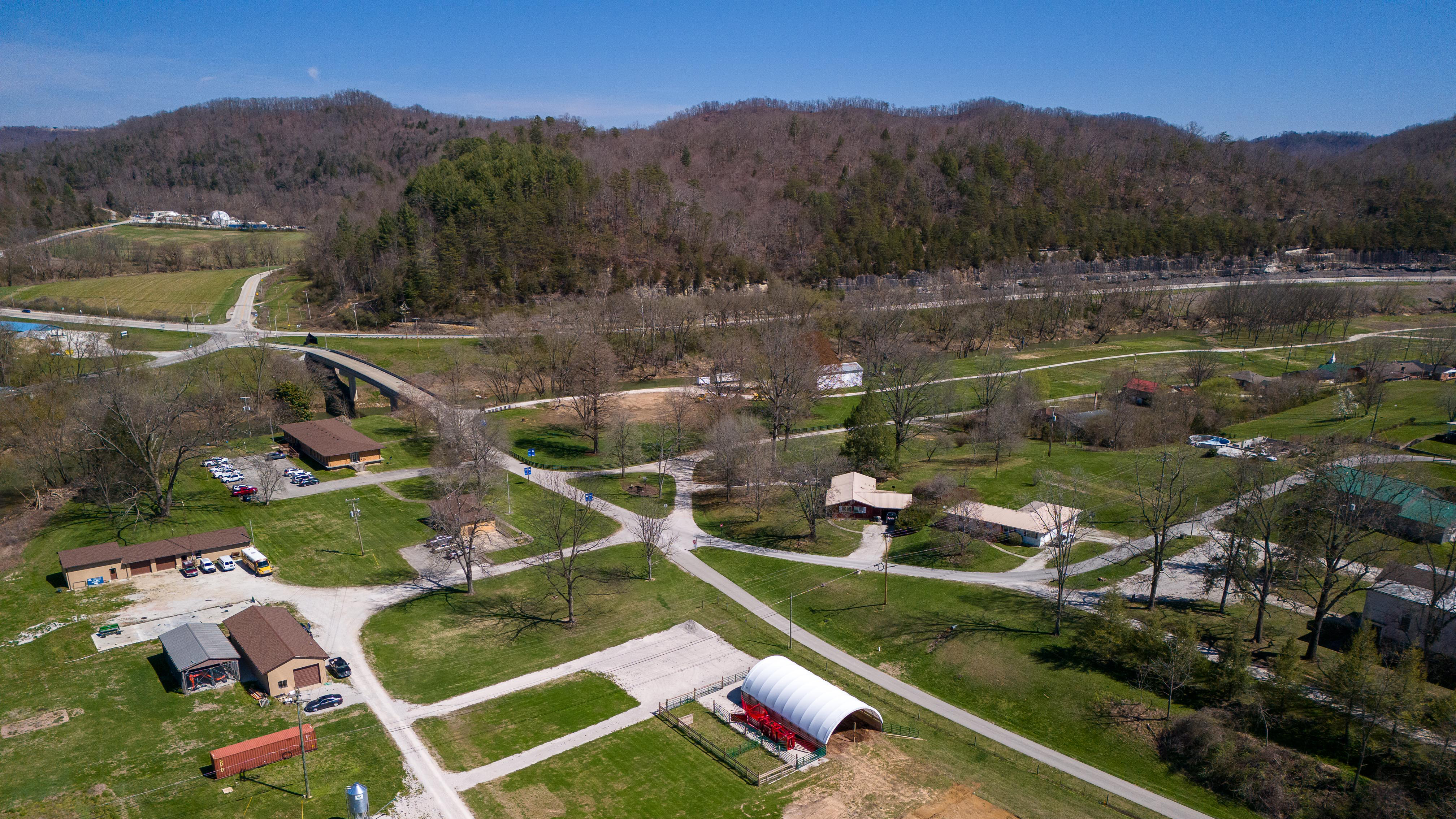 Aerial view of the Robinson Center