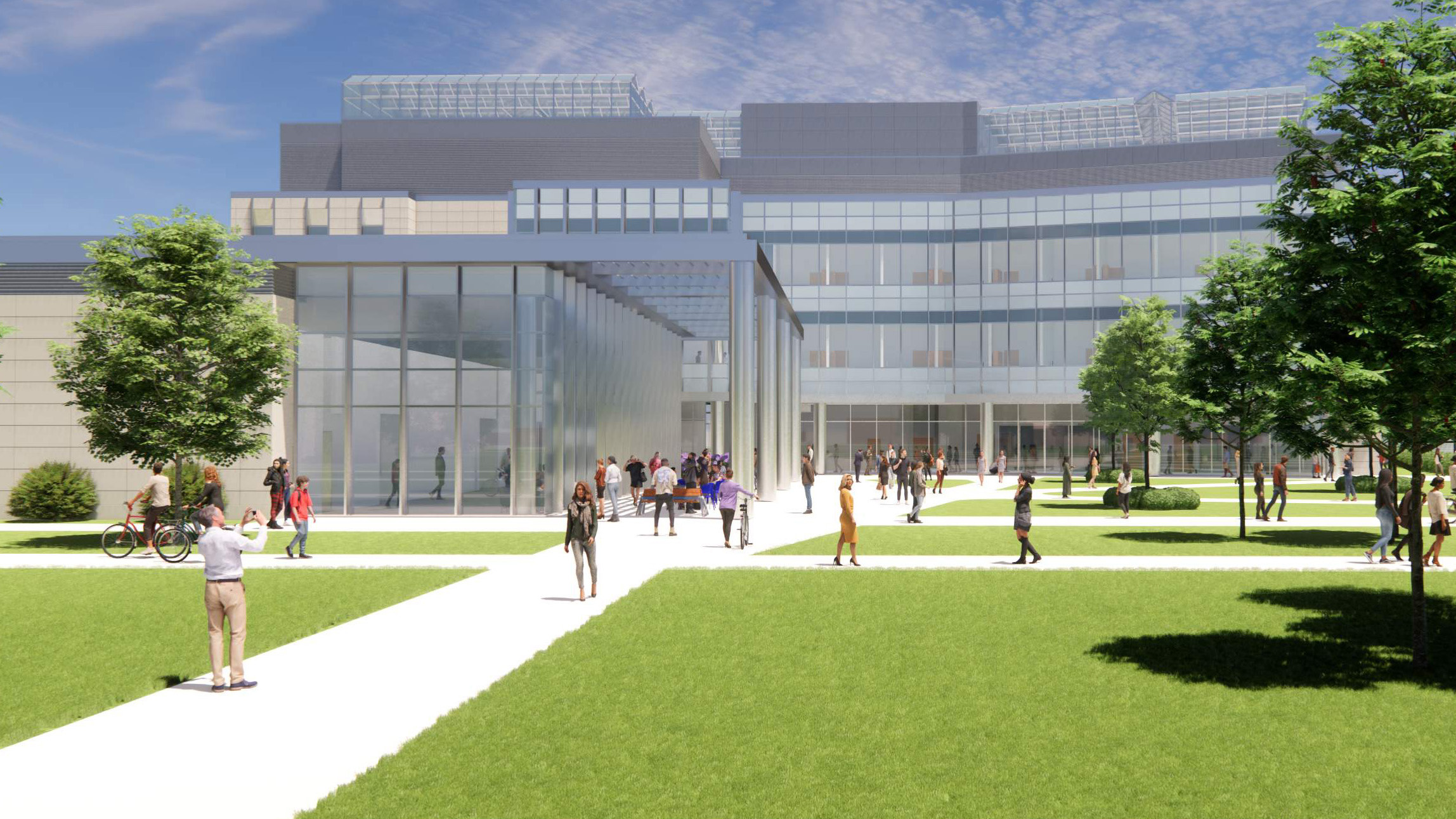 Located on the south side of UK’s main campus, the building will create a dynamic agricultural community. Picture rendering provided by BHDP Architecture and Flad Architecture.